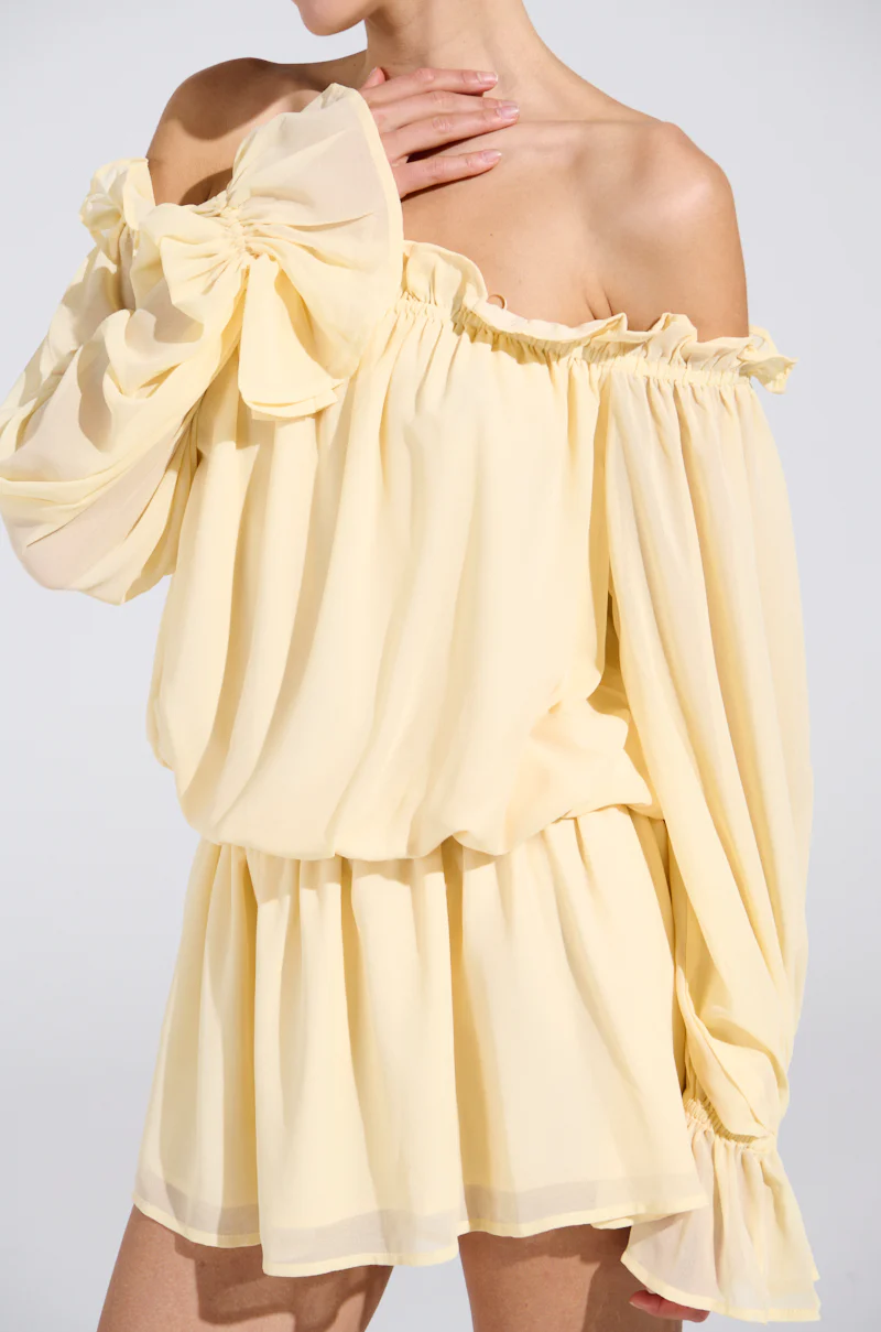 ON YOUR MIND CHIFFON MINI DRESS - Image 7