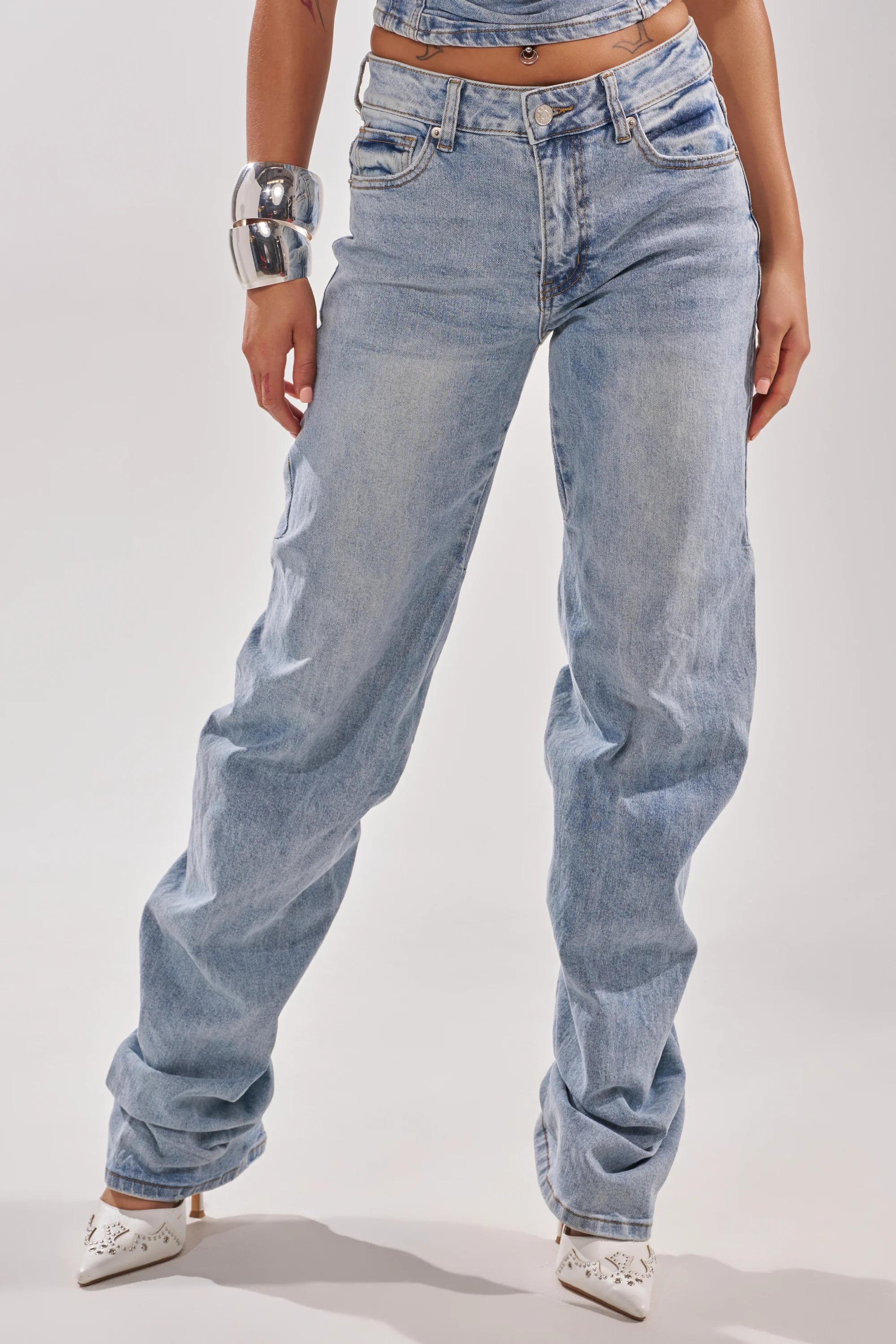 ON YOUR MIND STACKED DENIM - Image 4