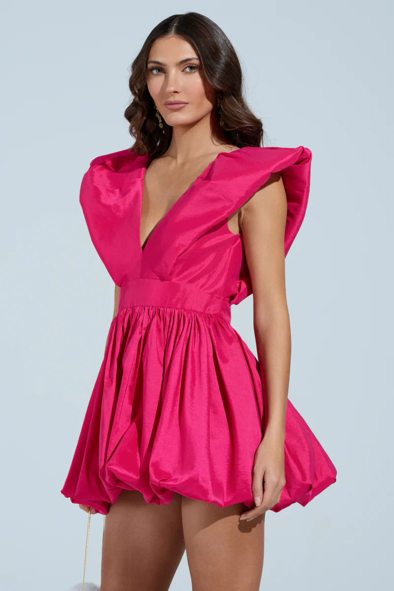 ONCE UPON A DREAM WOVEN MINI DRESS - Image 4