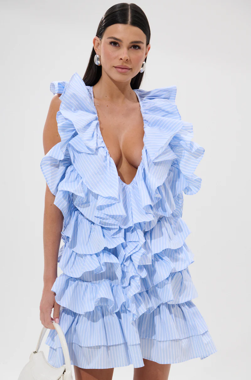ONCE UPON A TIME RUFFLED MINI DRESS - Image 3