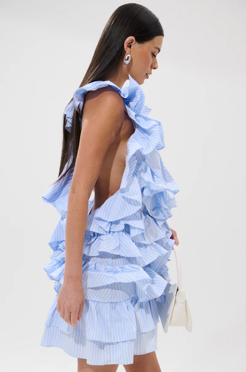 ONCE UPON A TIME RUFFLED MINI DRESS - Image 4