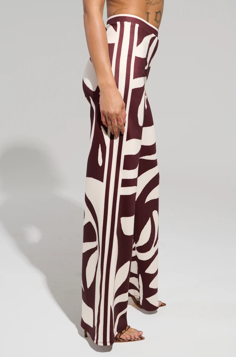 ONE FOR YOU PRINTED PALAZZO PANT - Image 3