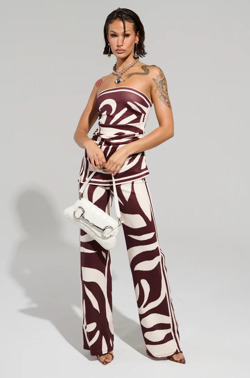 ONE FOR YOU PRINTED PALAZZO PANT - Image 6