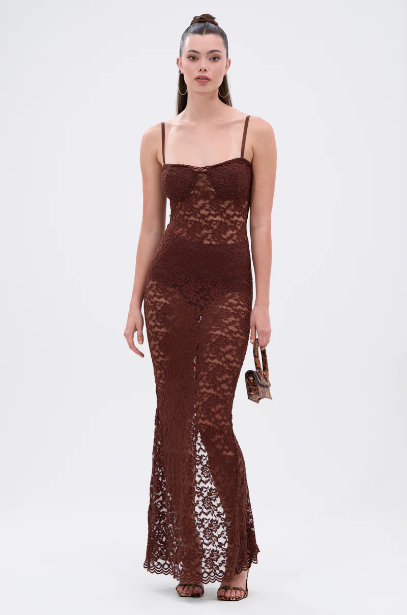 ONE OF A KIND LACE MIDI DRESS - Image 3