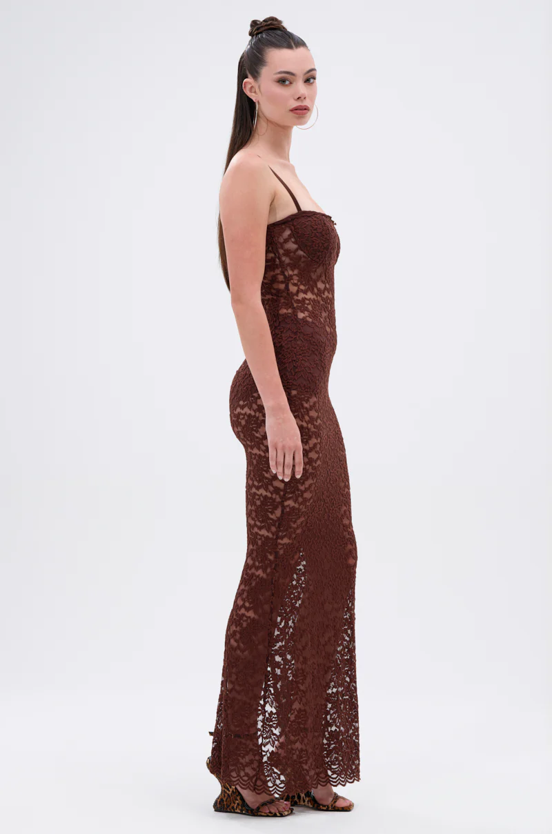 ONE OF A KIND LACE MIDI DRESS - Image 4