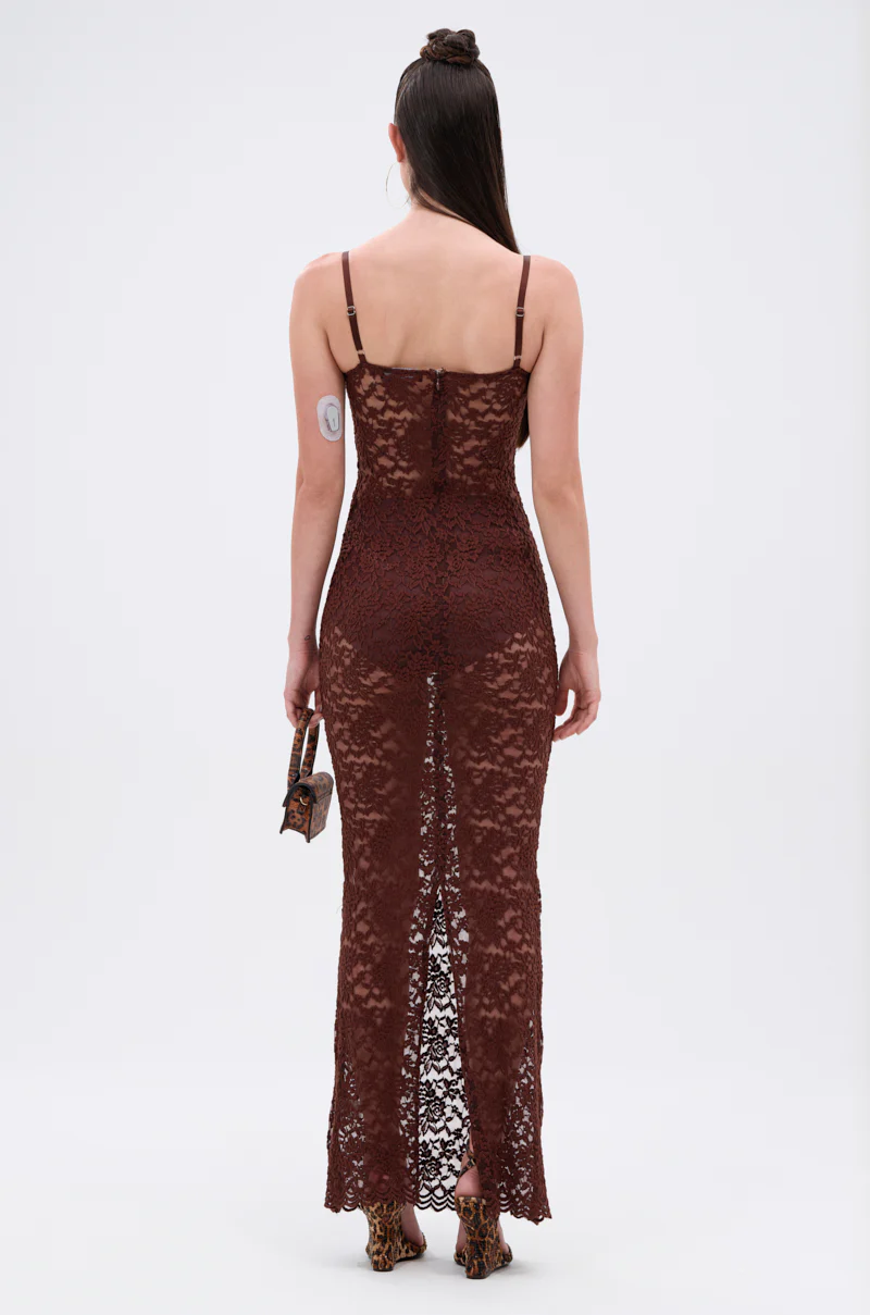 ONE OF A KIND LACE MIDI DRESS - Image 5