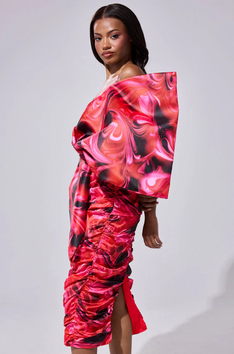 ONE OF ONE BOW MIDI DRESS - Image 3