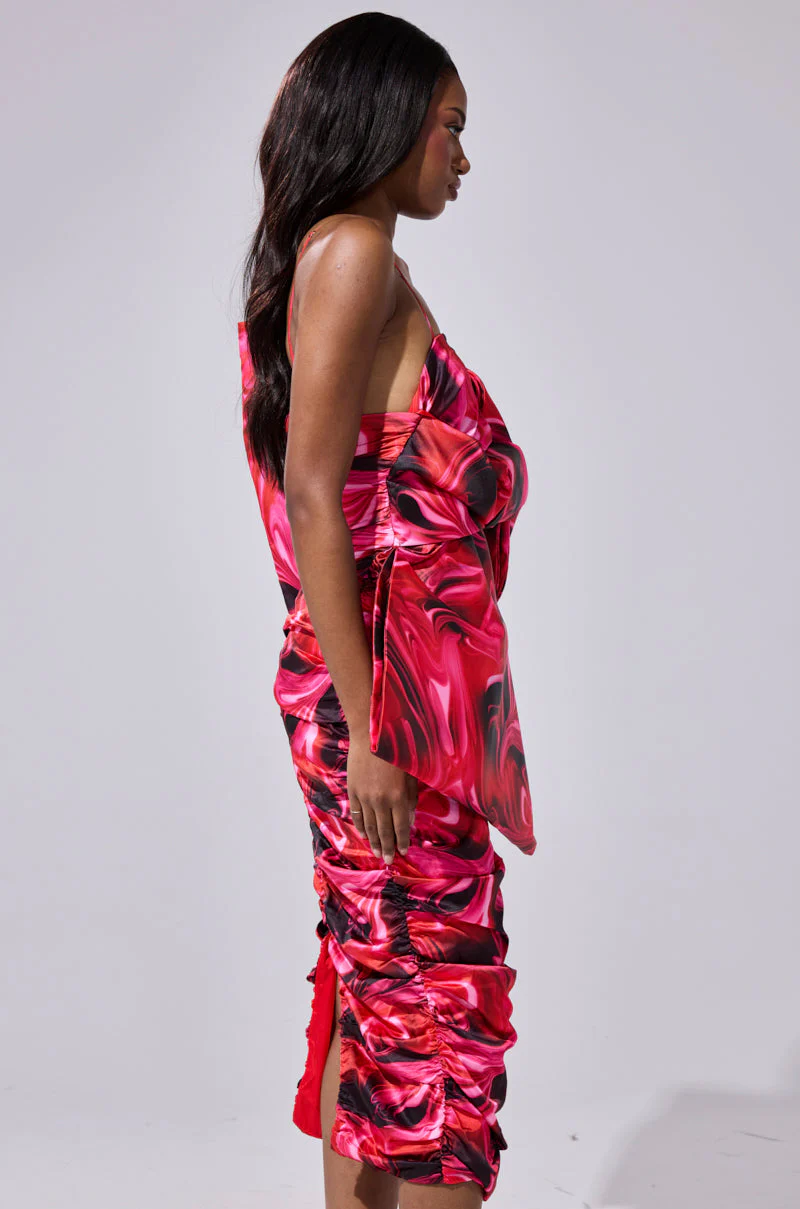 ONE OF ONE BOW MIDI DRESS - Image 4
