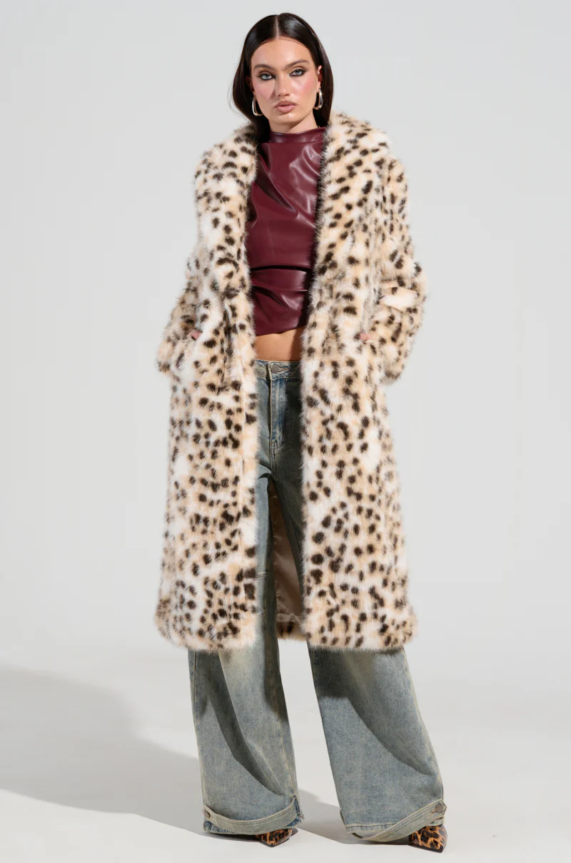 ONE OF ONE FAUX FUR TRENCH - Image 2