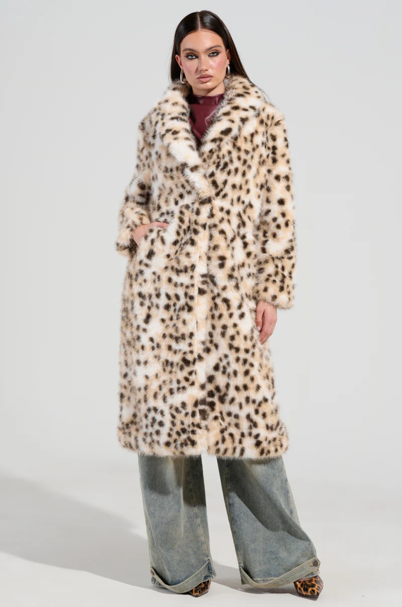 ONE OF ONE FAUX FUR TRENCH - Image 3