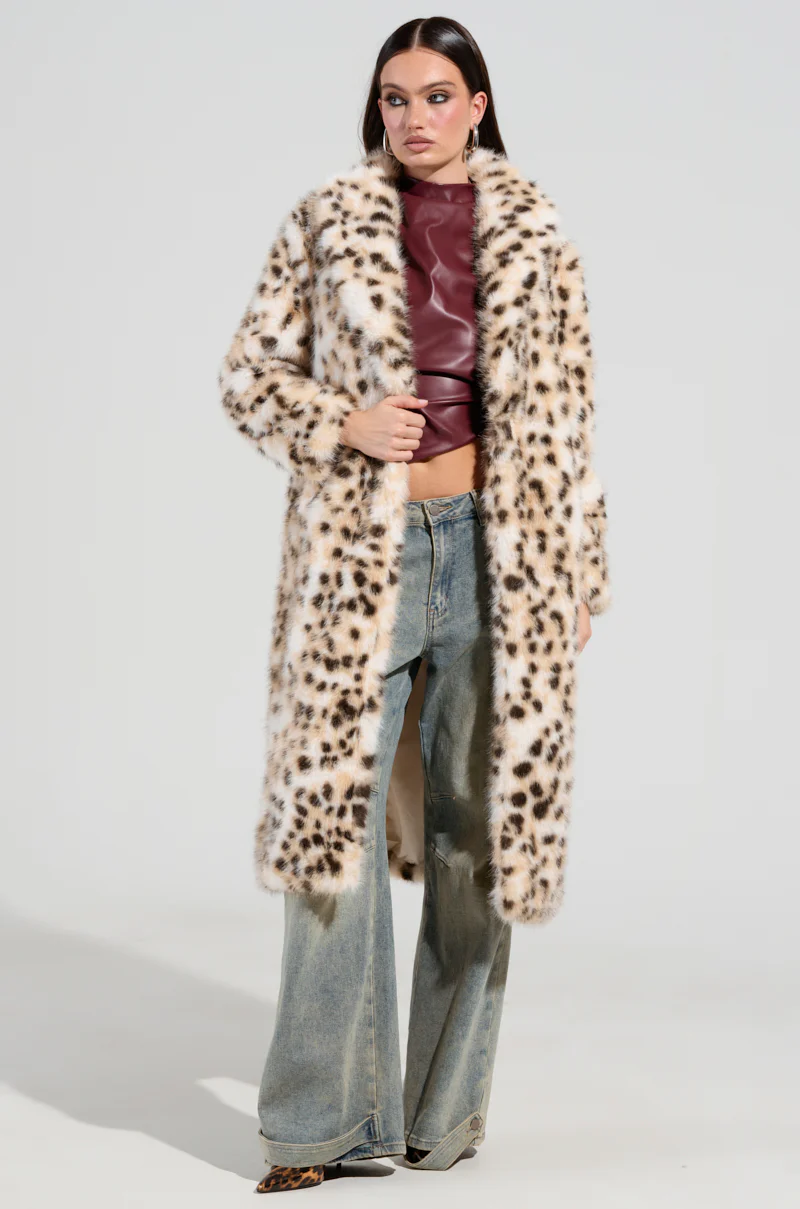 ONE OF ONE FAUX FUR TRENCH - Image 4