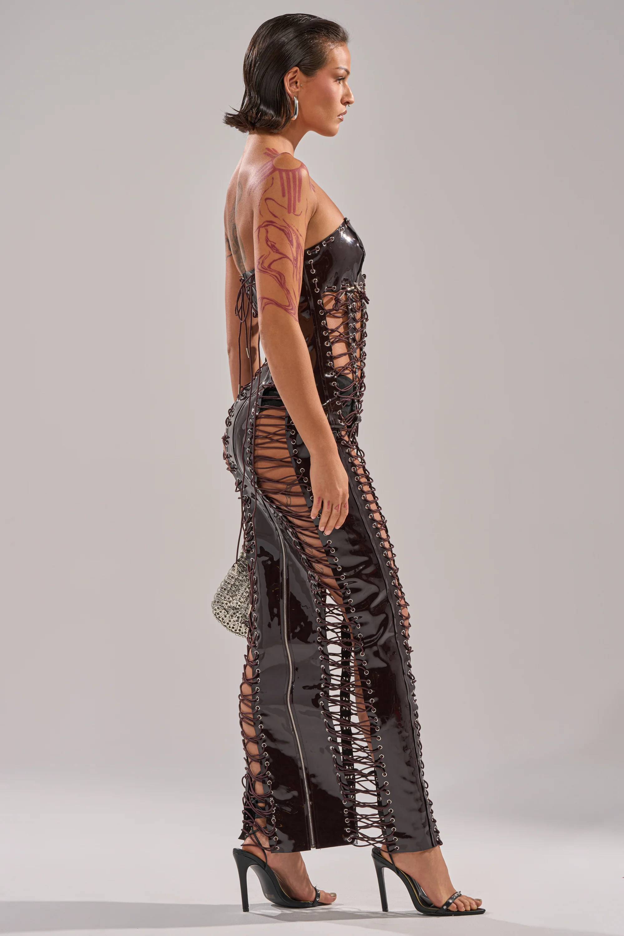 ONE OF ONE LACE UP MAXI DRESS - Image 5