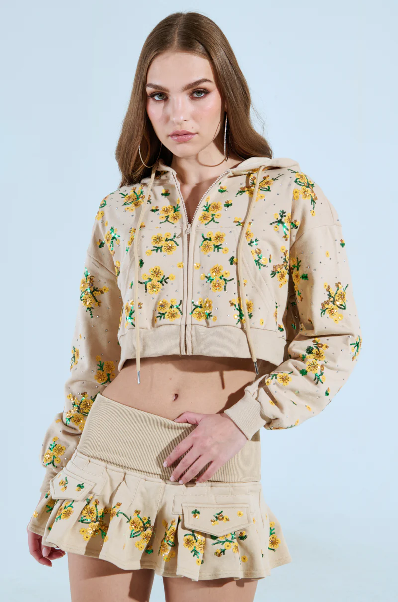 ONE TOO MANY TIMES ZIP UP SWEATSHIRT - Image 3