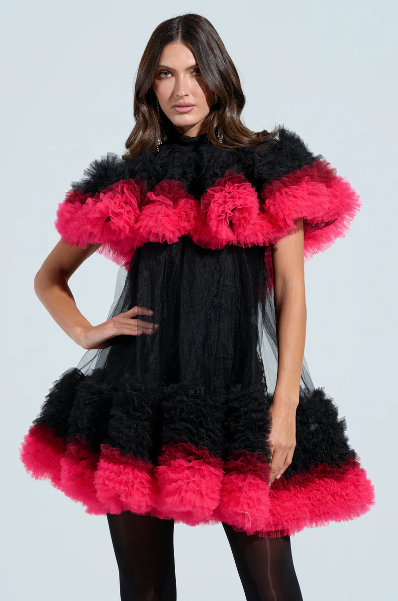 ONLY ME OMBRE TULLE MINI DRESS - Image 2