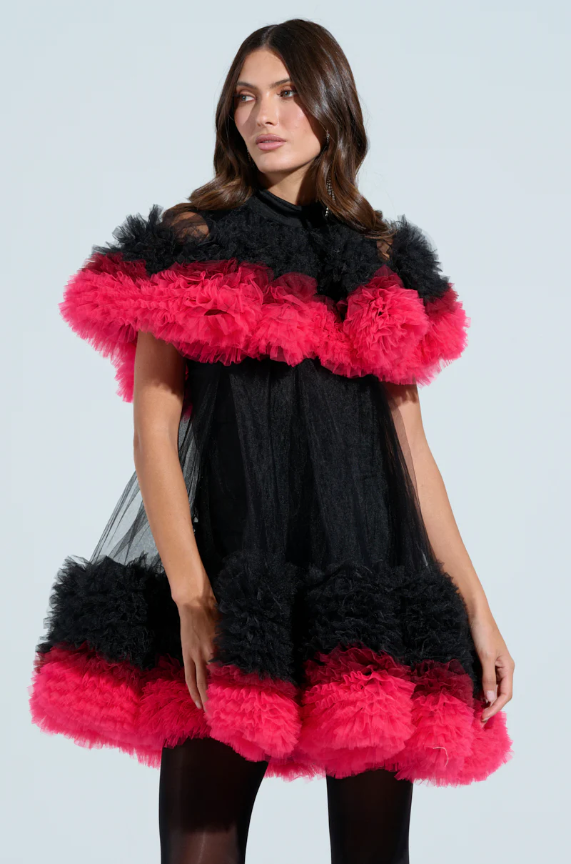 ONLY ME OMBRE TULLE MINI DRESS - Image 3