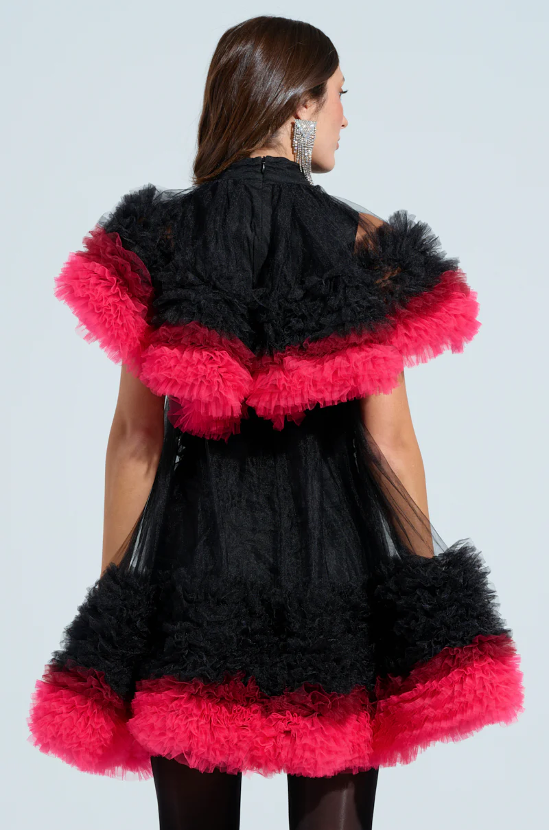 ONLY ME OMBRE TULLE MINI DRESS - Image 5