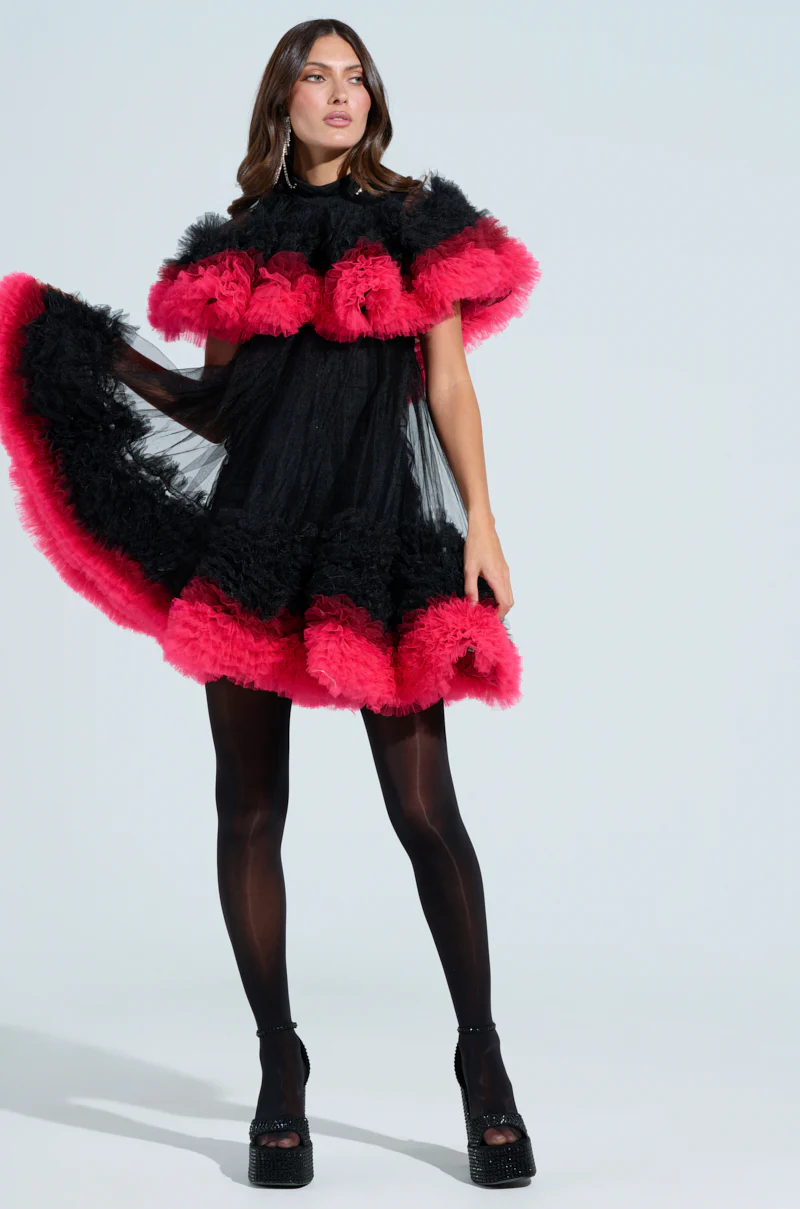 ONLY ME OMBRE TULLE MINI DRESS - Image 9
