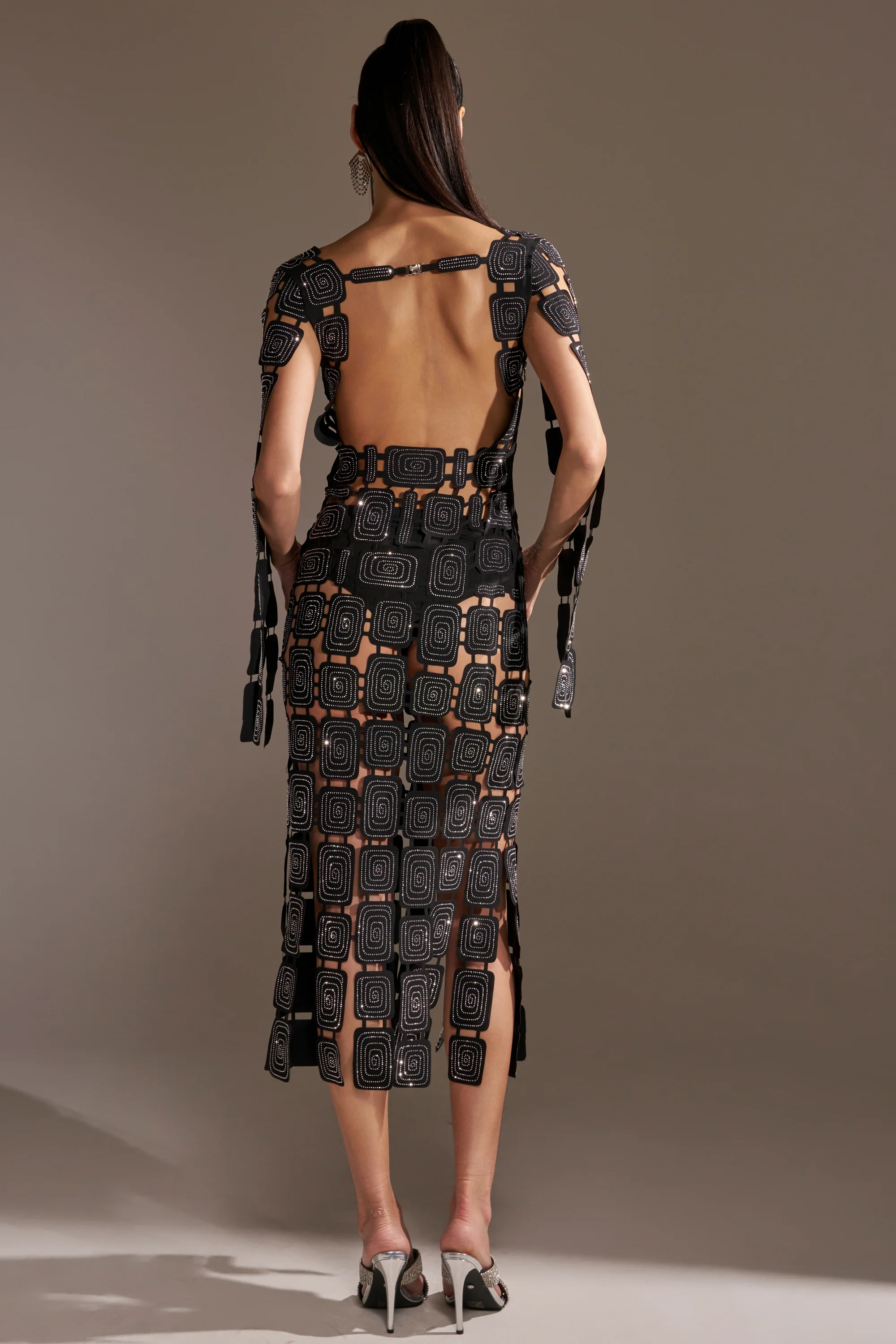 ONLY ONE OF ME RHINESTONE MIDI DRESS - Image 6