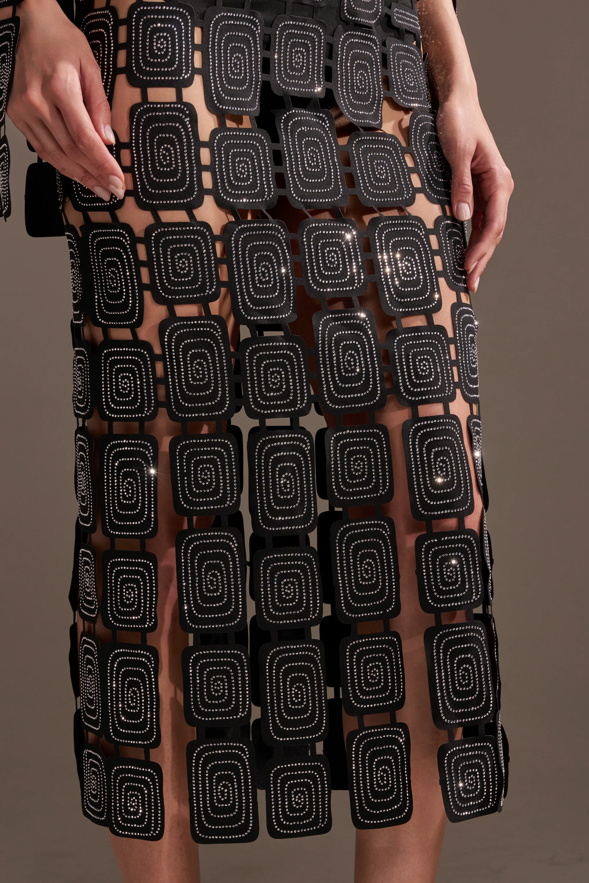 ONLY ONE OF ME RHINESTONE MIDI DRESS - Image 7