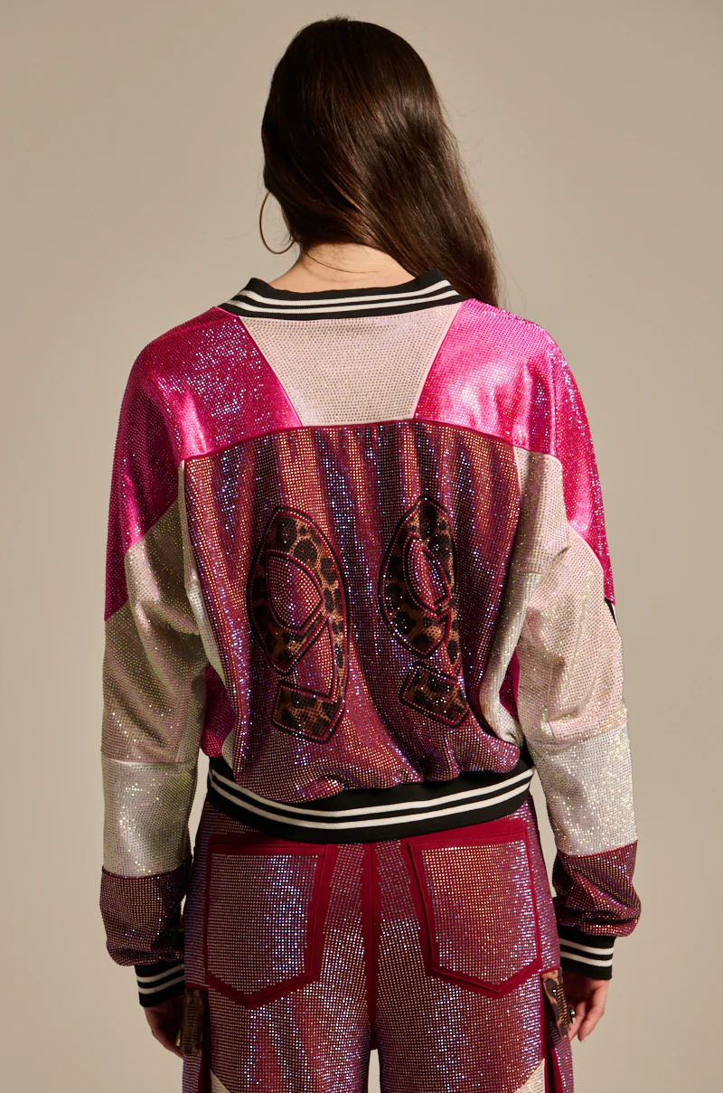 ONLY THE COOLEST RHINESTONE JERSEY SWEATSHIRT - Image 5