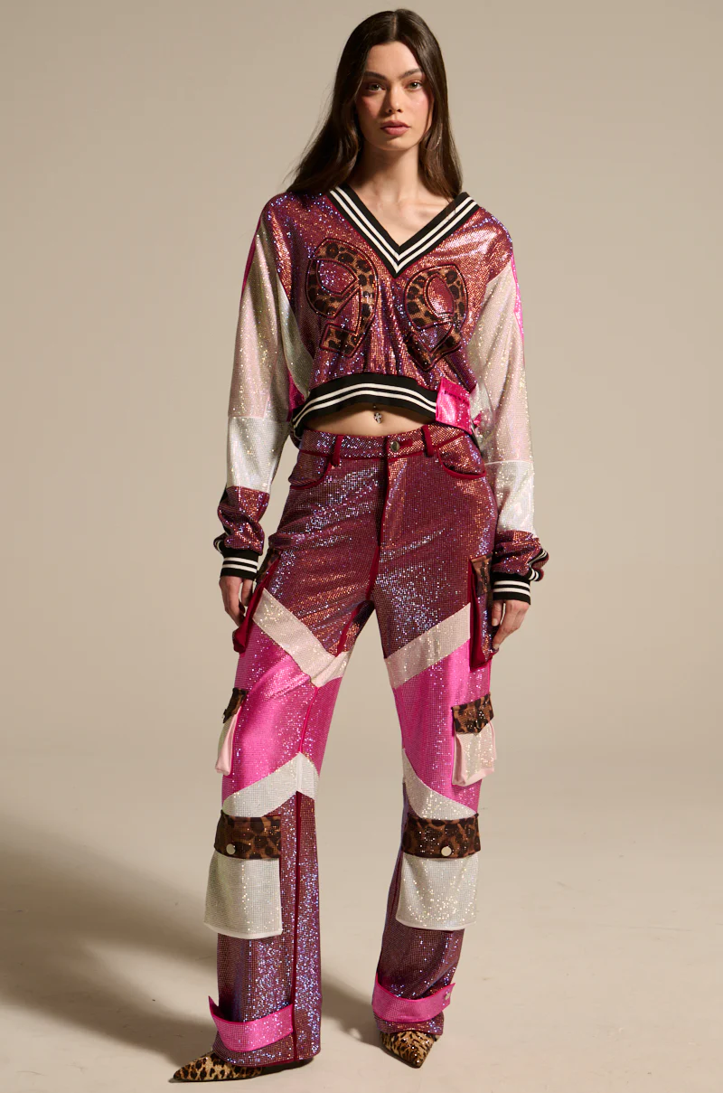 ONLY THE COOLEST RHINESTONE JERSEY SWEATSHIRT - Image 6