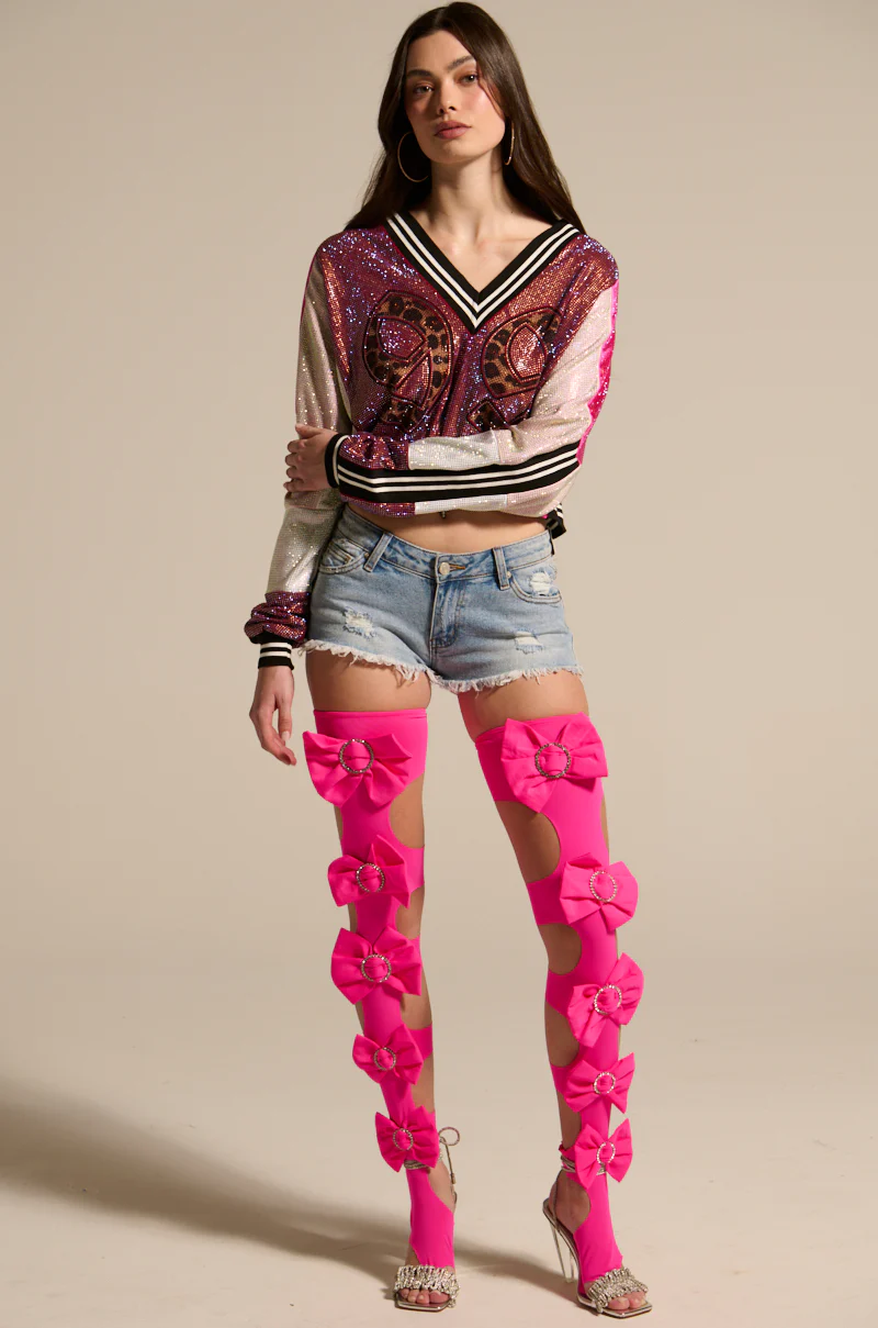 ONLY THE COOLEST RHINESTONE JERSEY SWEATSHIRT - Image 8