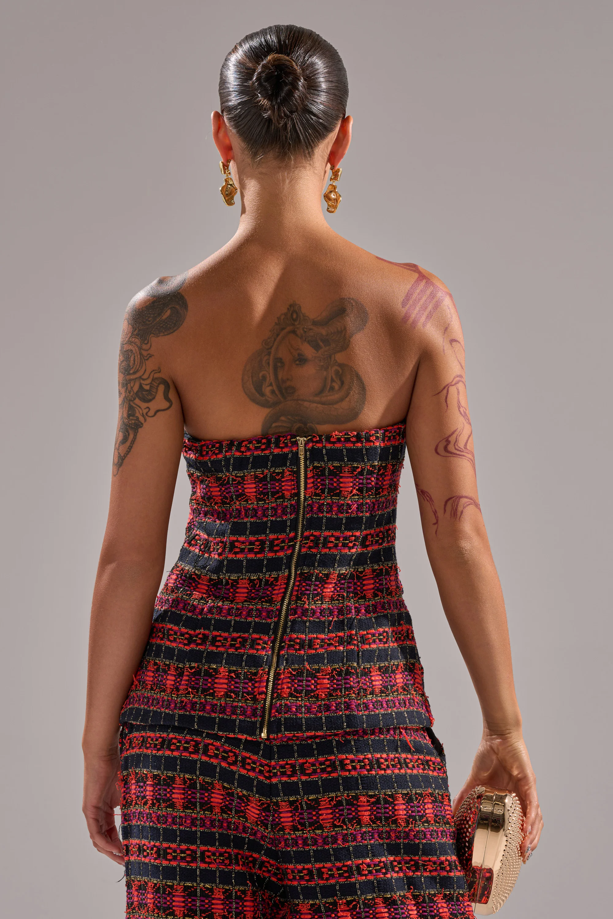 ONLY THINK ABOUT YOU CORSET IN TWEED - Image 4