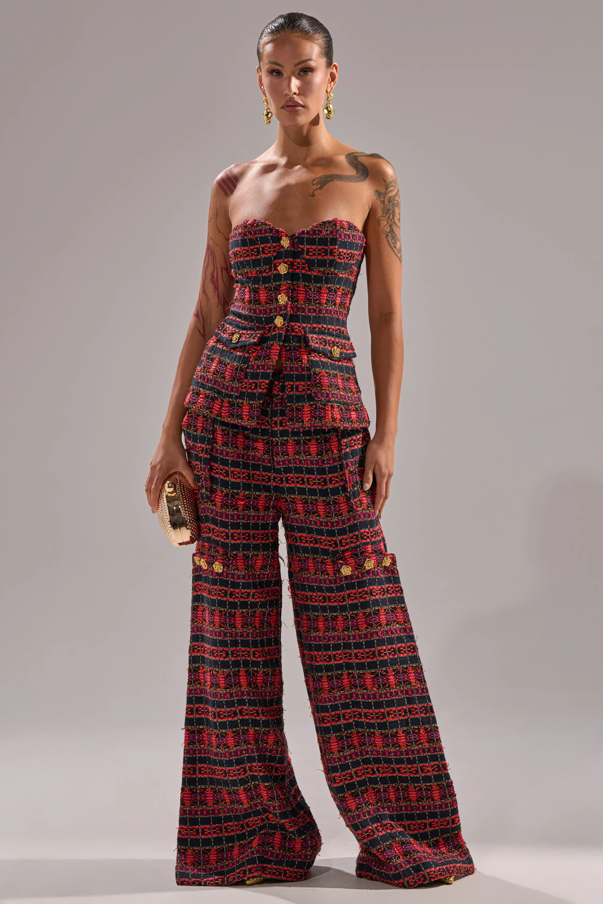 ONLY THINK ABOUT YOU CORSET IN TWEED - Image 7