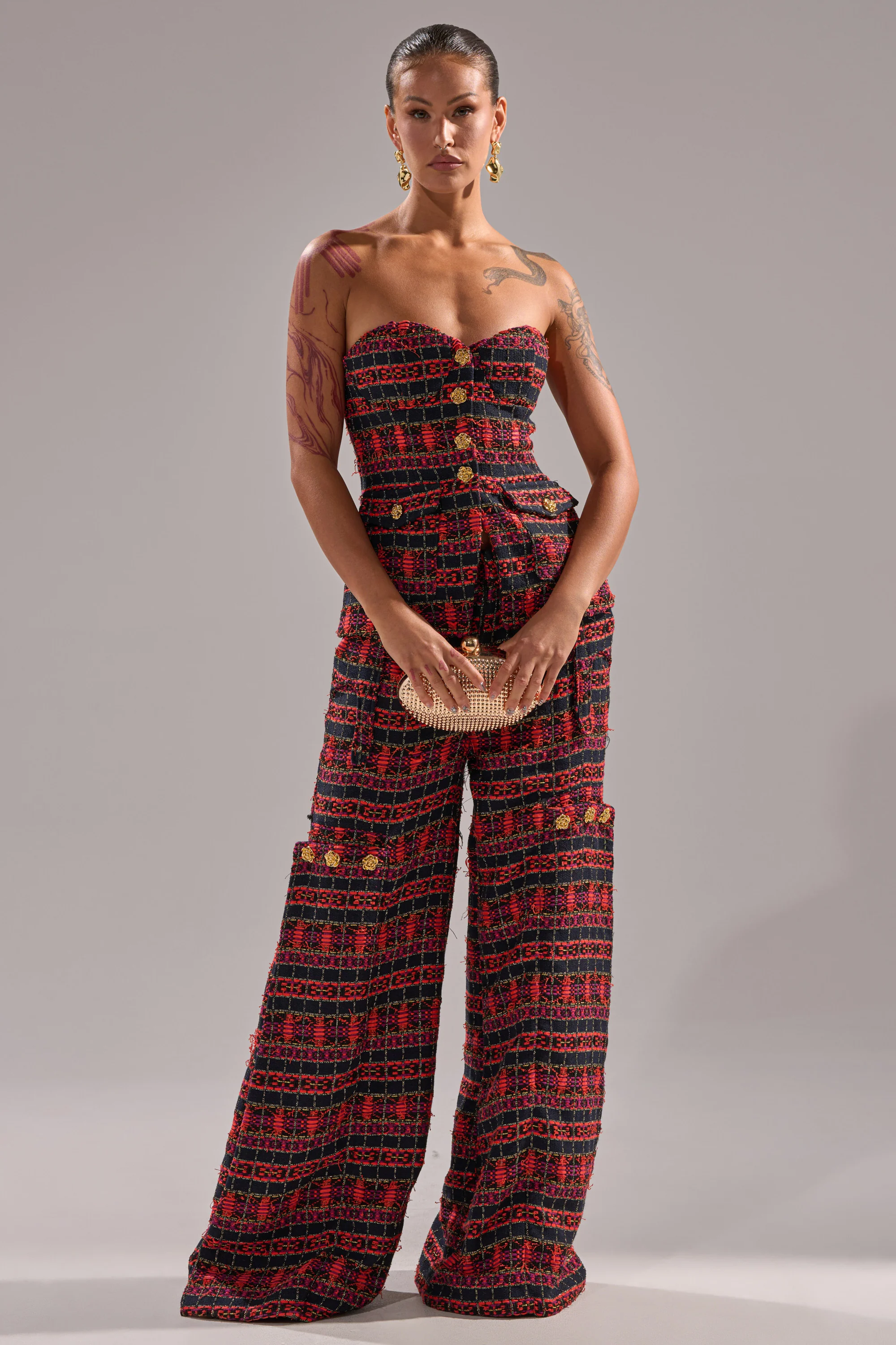 ONLY THINK ABOUT YOU TROUSER IN TWEED - Image 6