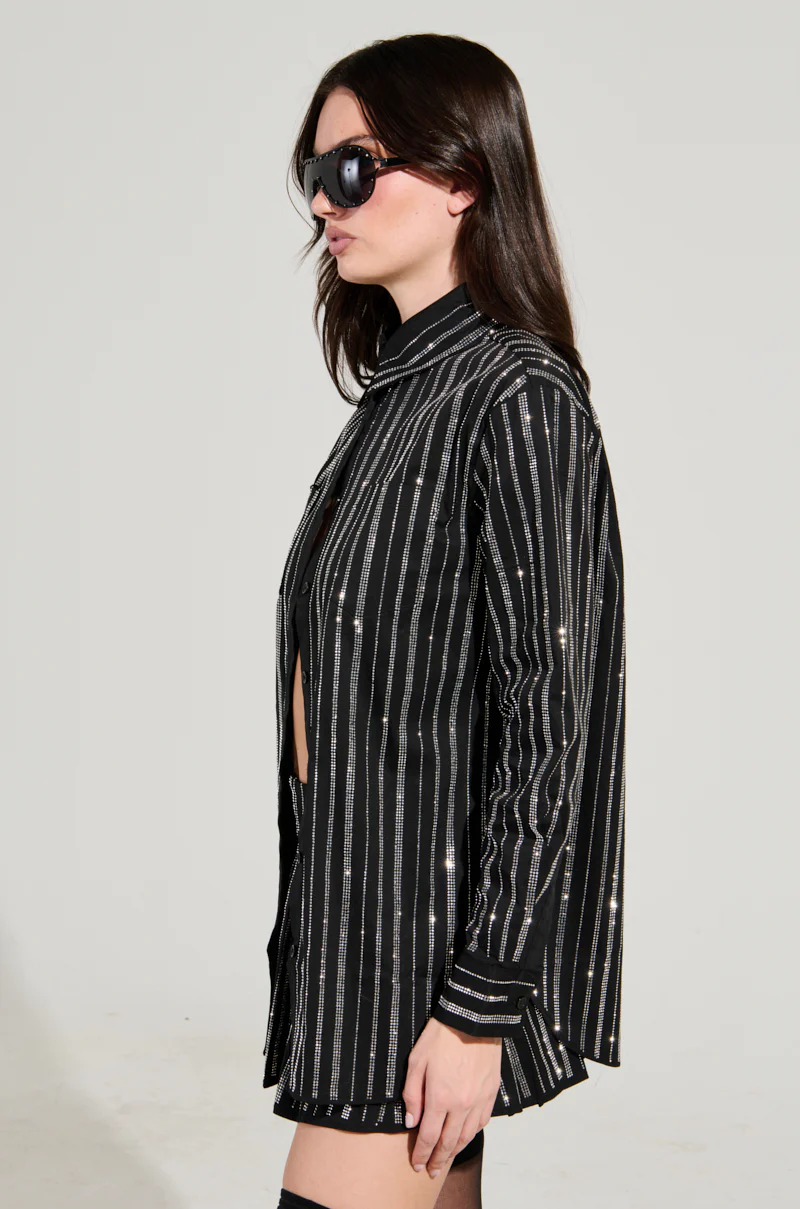 ONTO THE NEXT EMBELLISHED BUTTON DOWN TOP - Image 3