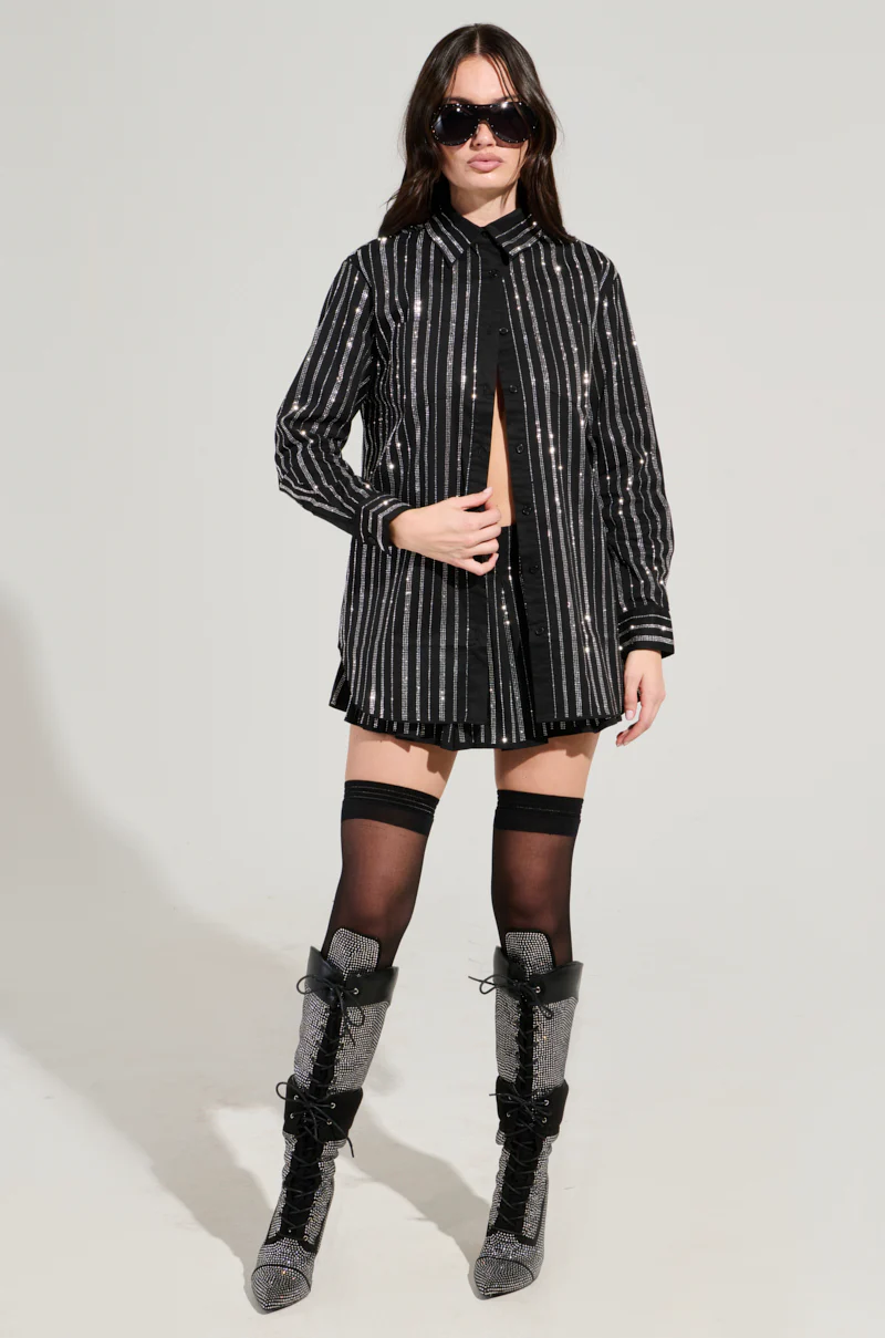 ONTO THE NEXT EMBELLISHED BUTTON DOWN TOP - Image 5
