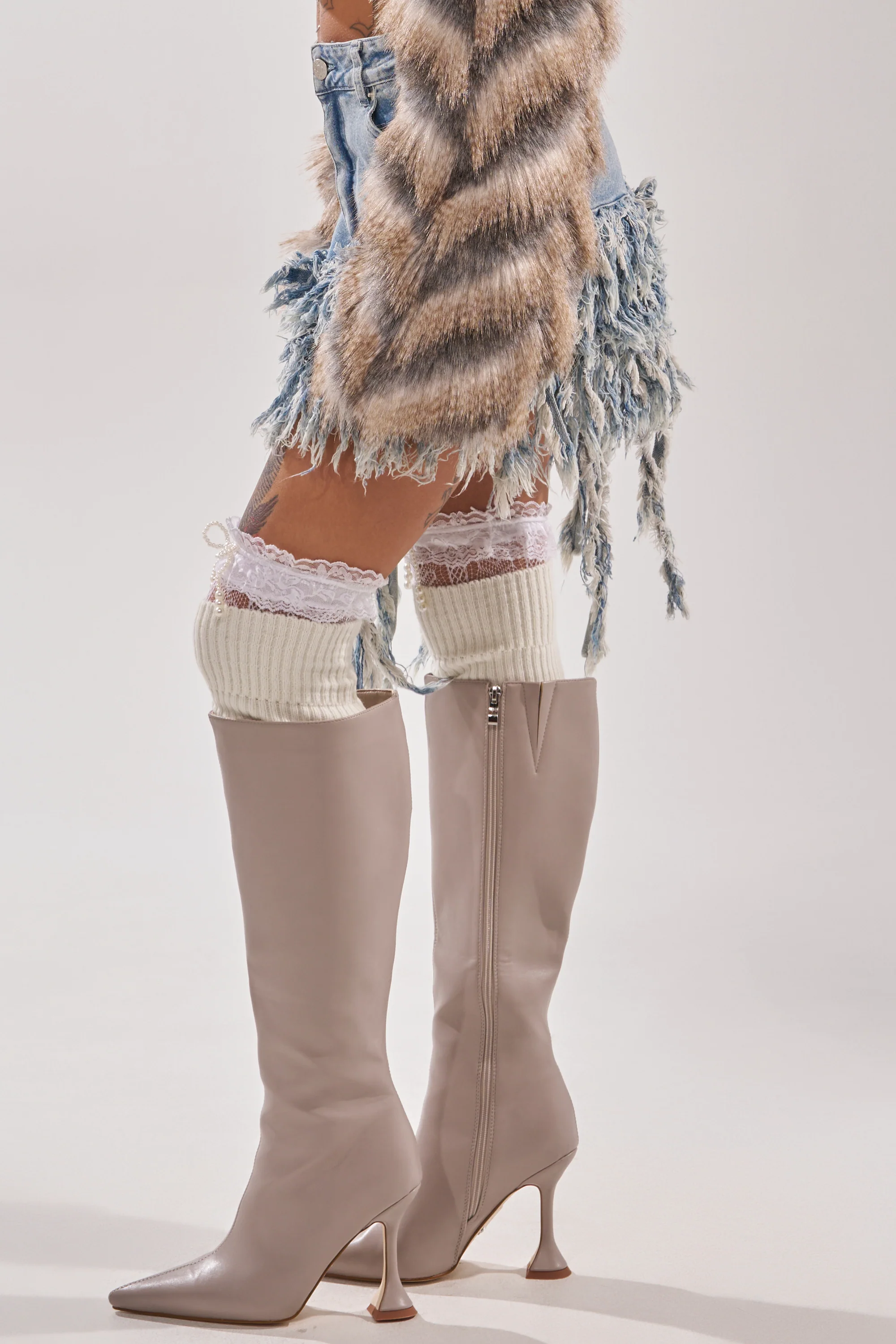 OPEN UP YOUR LOVE DENIM SKIRT - Image 7