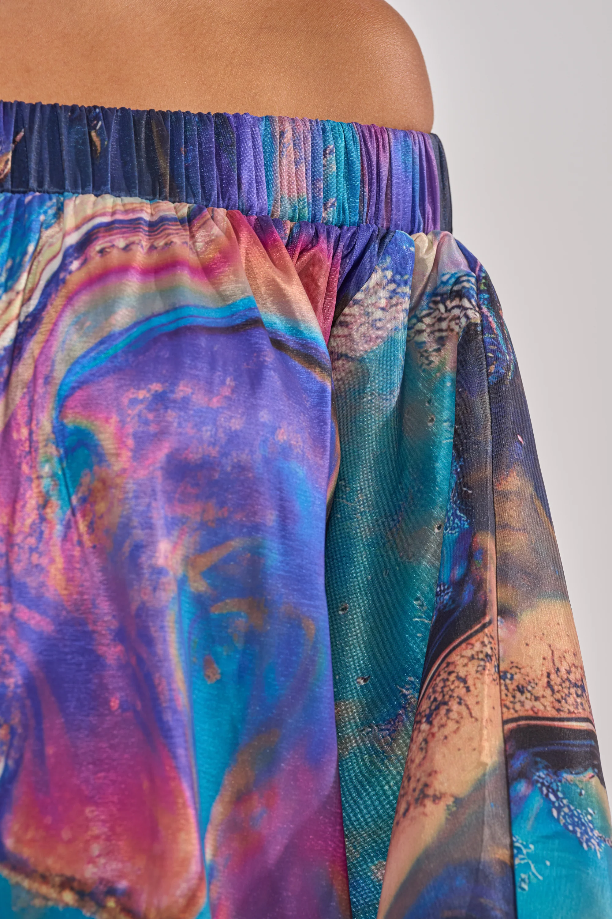 OUT FOR BRUNCH PATTERNED MINI DRESS - Image 9