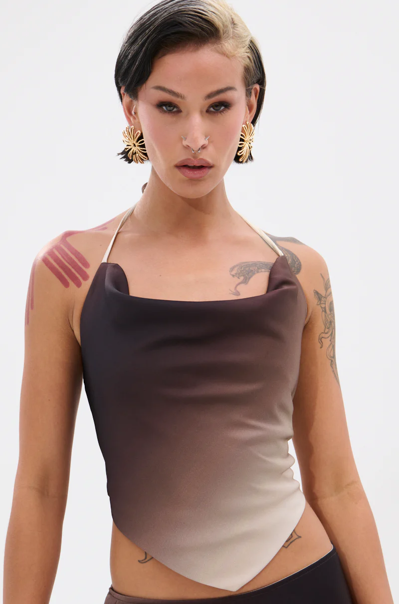 OUT FOR THE NIGHT HALTER TOP - Image 2