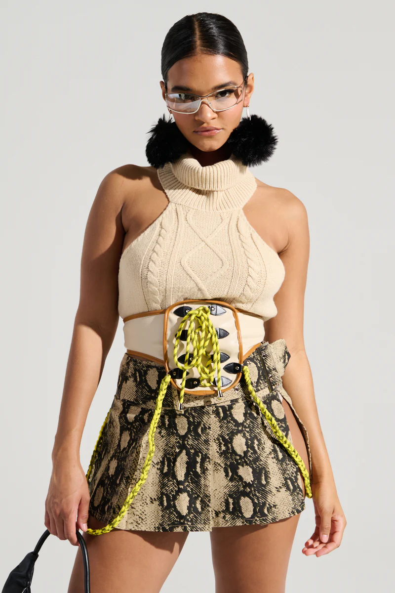 OUT OF HIS LEAGUE SLEEVELESS FASHION TOP - Image 3