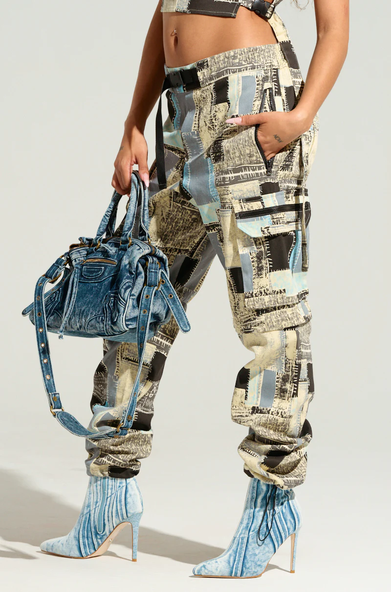 OUT OF MY HEAD PATCHWORK JOGGER PANT - Image 3
