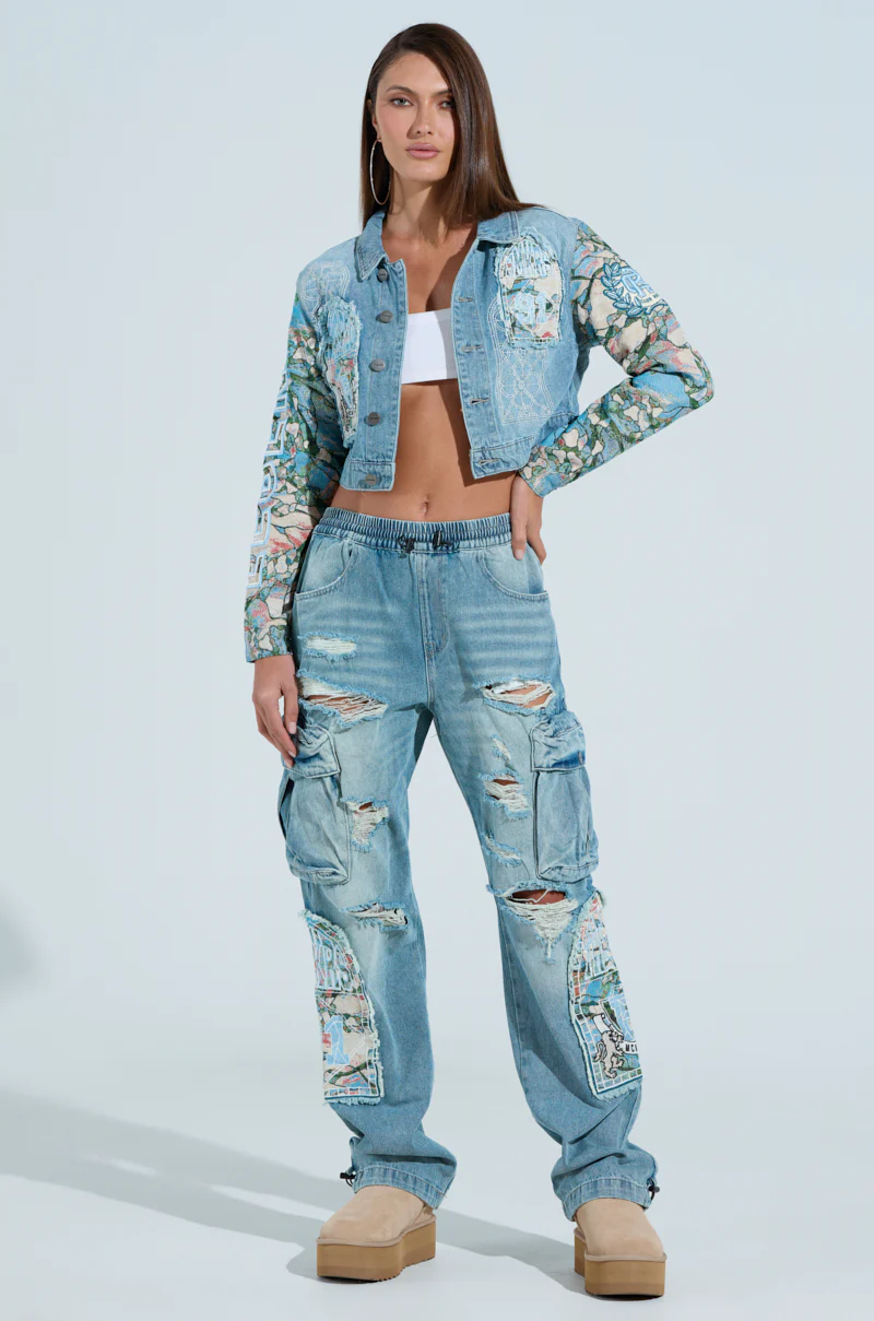 OUT OF THIS WORLD DENIM JACKET - Image 6