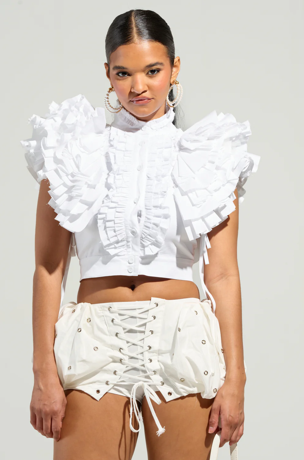 OVER AND OVER RUFFLE TOP - Image 2