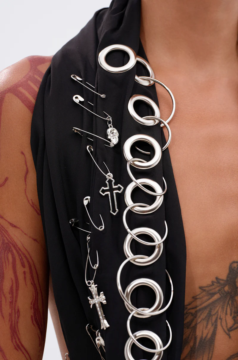 OVER EMBELLISHED HALTER TOP - Image 7