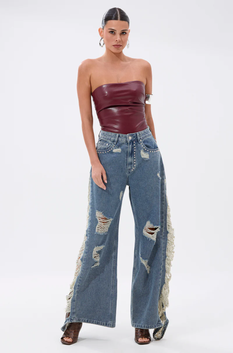 OVER IT DISTRESSED RELAXED DENIM - Image 5