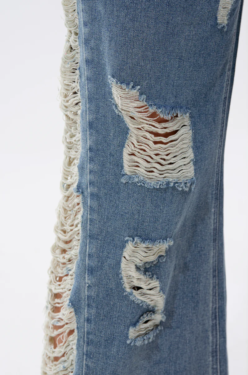 OVER IT DISTRESSED RELAXED DENIM - Image 8