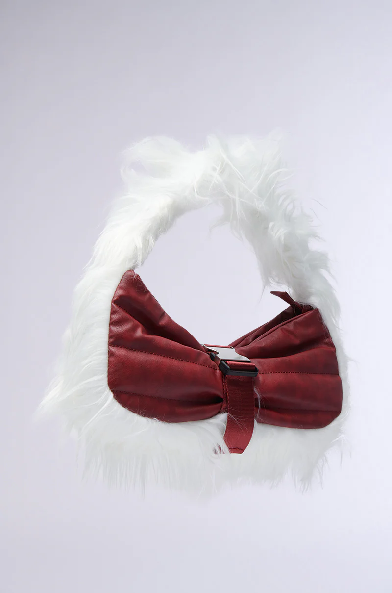 OVERZEALOUS FUR TRIM PURSE - Image 3