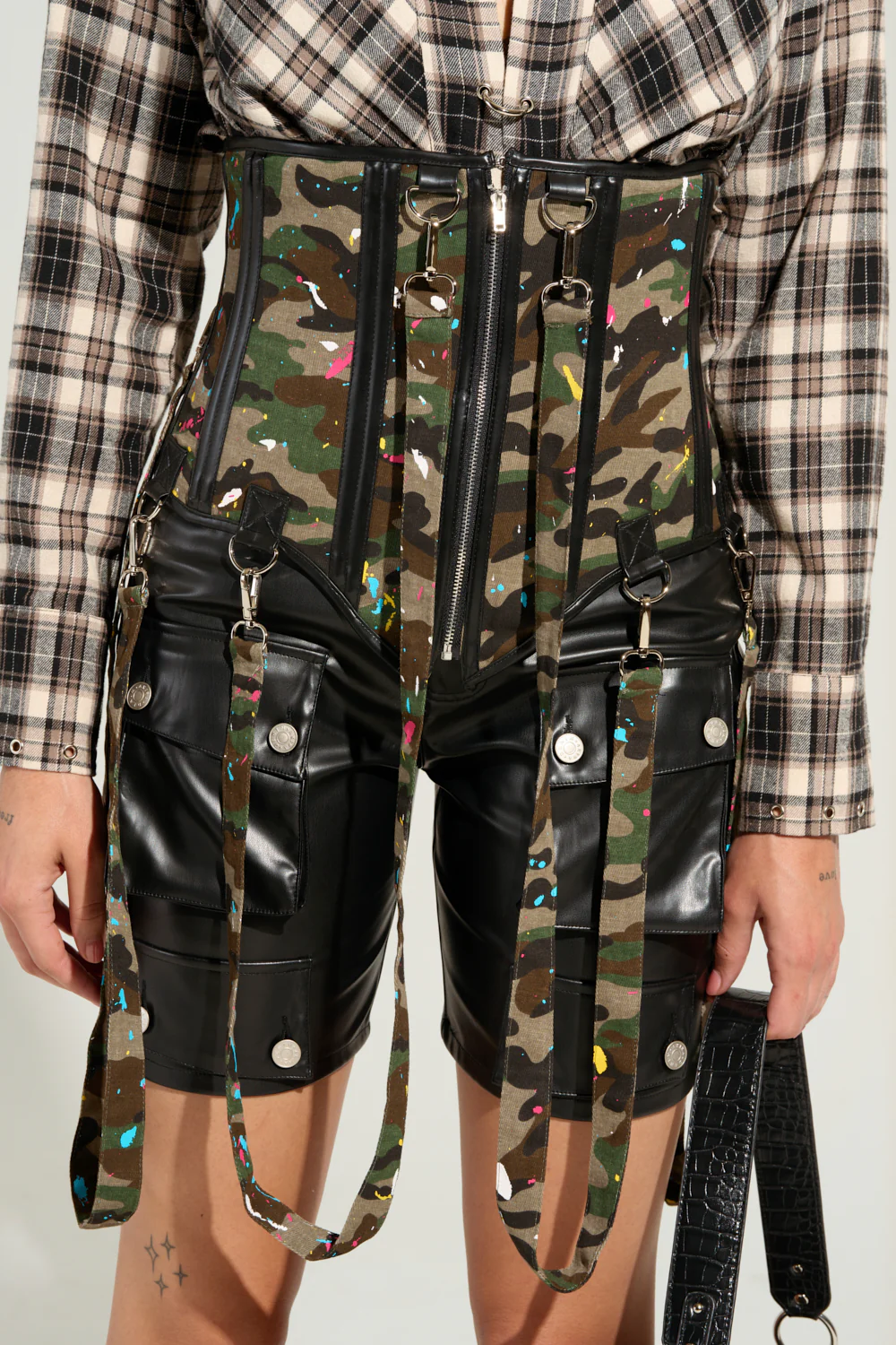 PAINT ME CAMO LACEUP BELT - Image 2