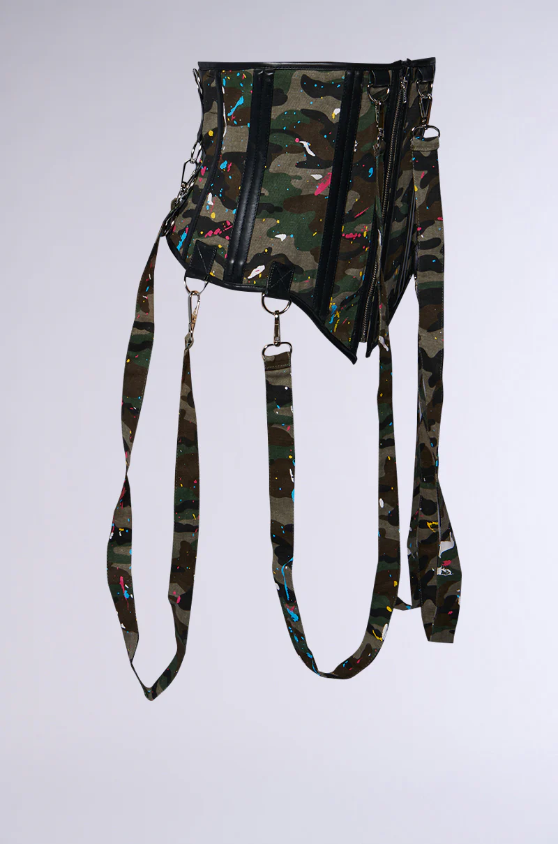 PAINT ME CAMO LACEUP BELT - Image 4