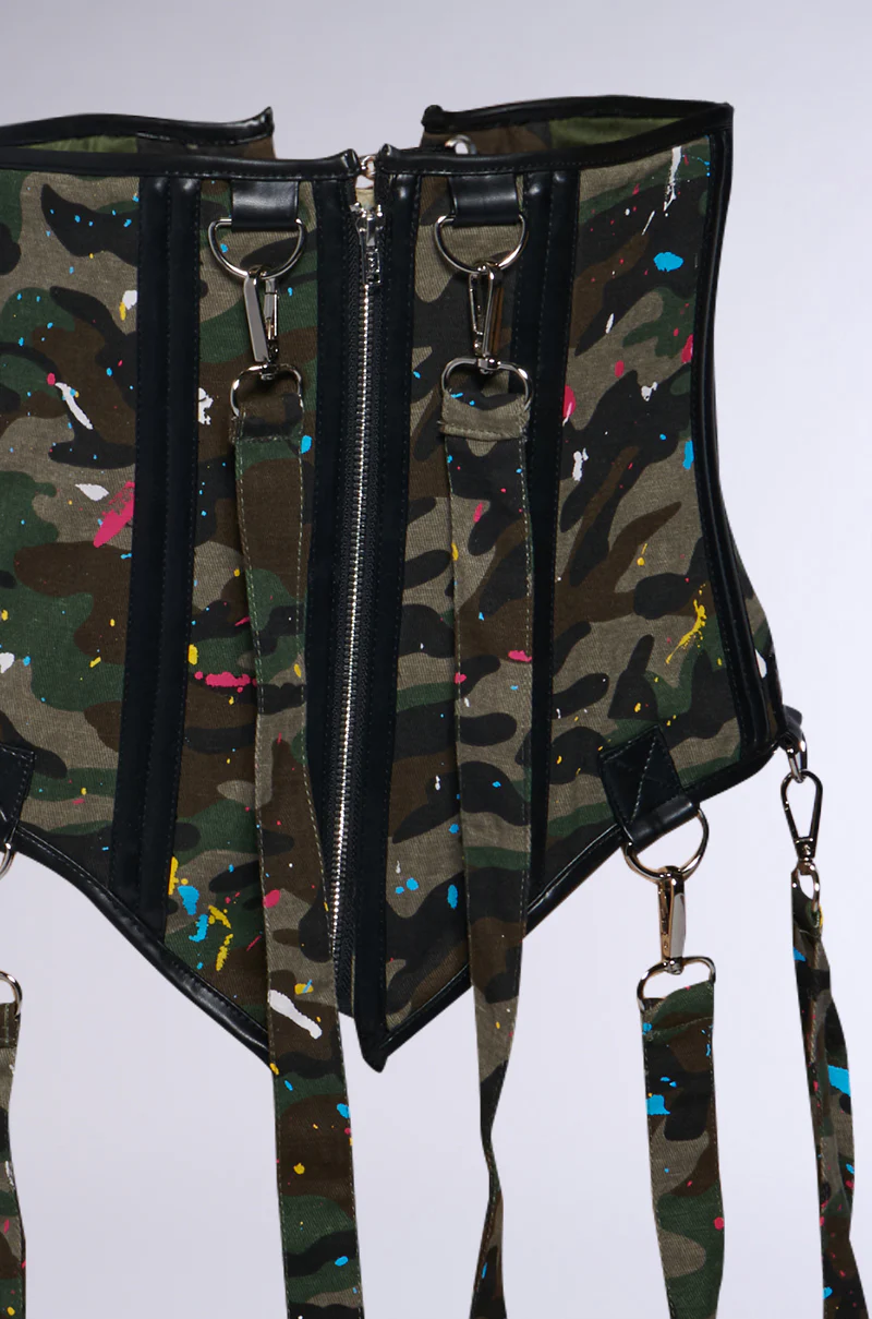 PAINT ME CAMO LACEUP BELT - Image 5