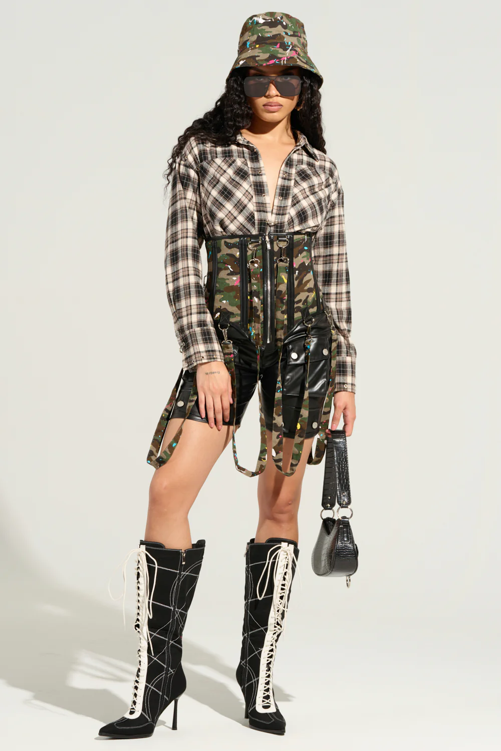 PAINT ME CAMO LACEUP BELT - Image 6