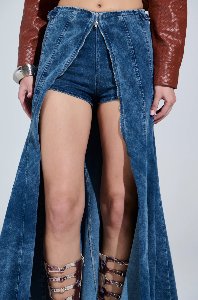 PAINTED LADY MAXI SKIRT WITH BUILT IN SHORT - Image 10