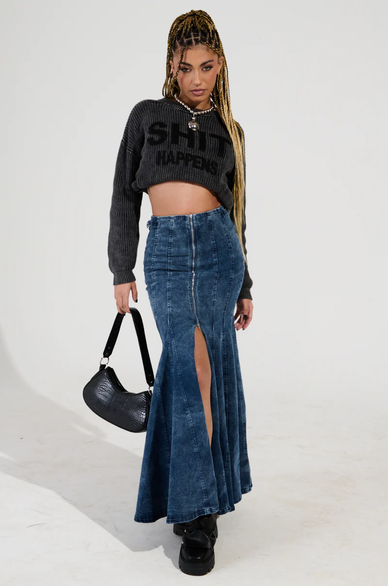 PAINTED LADY MAXI SKIRT WITH BUILT IN SHORT - Image 12