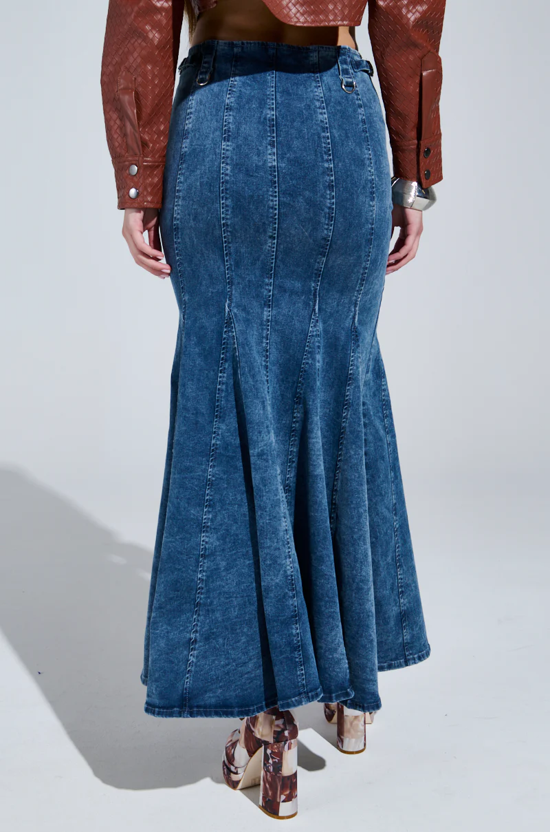 PAINTED LADY MAXI SKIRT WITH BUILT IN SHORT - Image 8