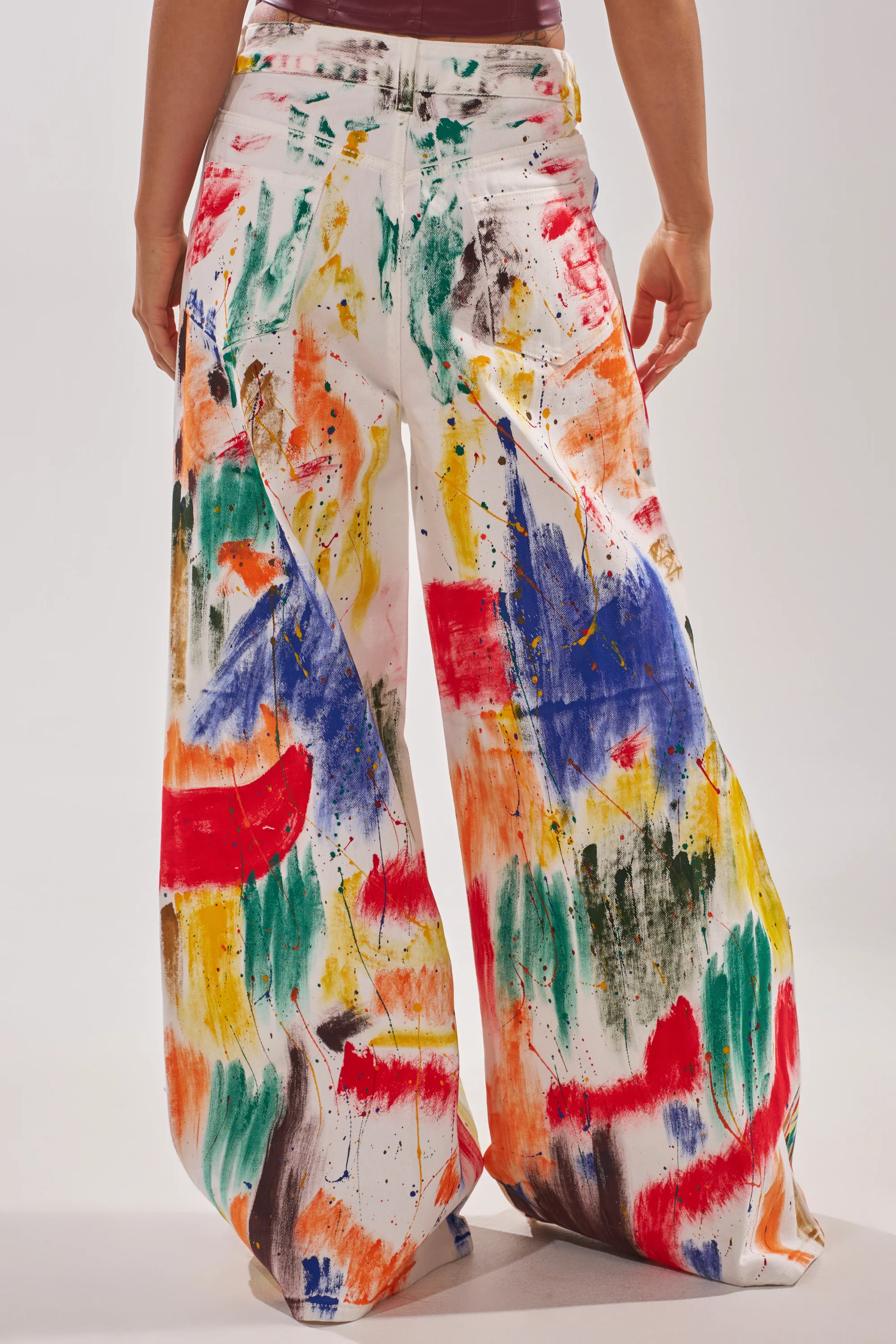 PAINTED ON RELAXED DENIM PANT - Image 6